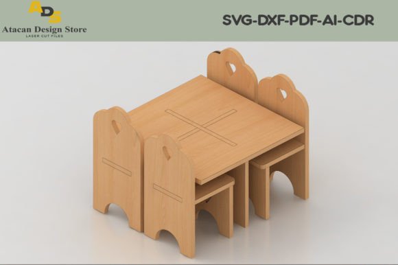 Download Kid Mini Table and Chair Furniture Set - Furniture Collection